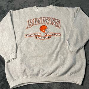 VTG Logo Athletic Cleveland Browns Crewneck Sweatshirt